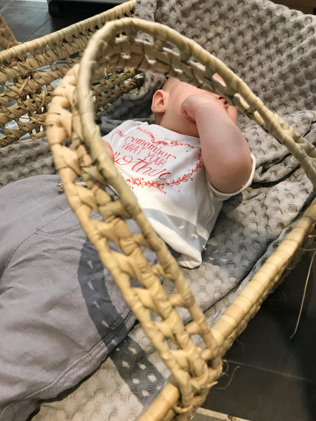 Baby T-Shirt *remember what your mother said* rot