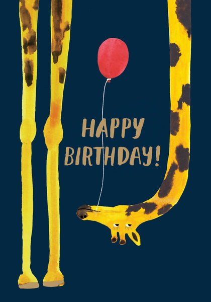 Grußkarte HAPPY BIRTHDAY - Whoopsy Daisy Giraffe