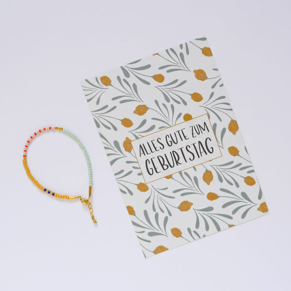 Armband LENTE - banana - candy - mint | SAN SAN