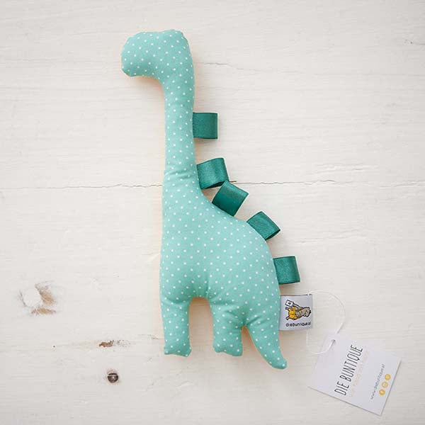 Dinosaurier Rassel mint & gelb