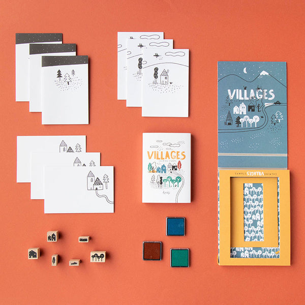 VILLAGES CALM STAMPS Stempel Set