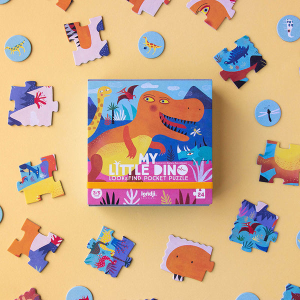 MY LITTLE DINO Pocket Puzzle Londji