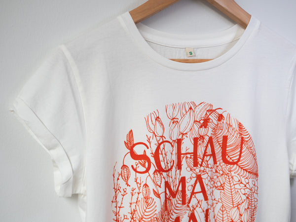 T-Shirt *Schau ma mal* weiß