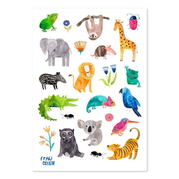 Tattoo *Wilde Tiere* Frau Ottilie