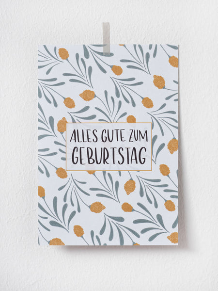 Postkarte Adalie *Alles Gute zum Geburtstag*