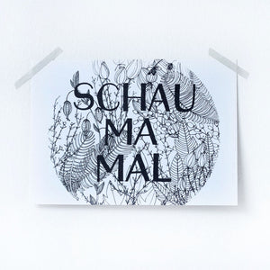 Postkarte *Schau ma mal*