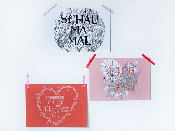 Postkarte *Schau ma mal*