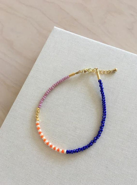 Armband LENTE - deep blue - clementine - raspberry | SAN SAN