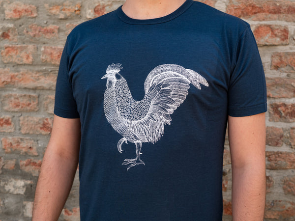 T-Shirt *Hahn* denim blau