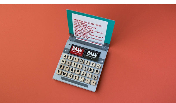 BAM! WORDS Buchstaben Stempel Set