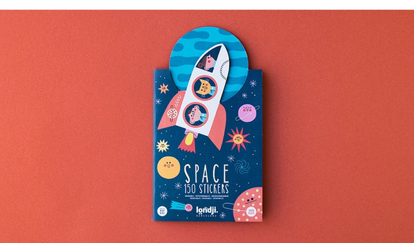 SPACE STICKERS Aufkleber Weltraum Set Londji